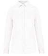 NS503 Native Spirit Ladies Washed Long Sleeve Shirt Washed White colour image